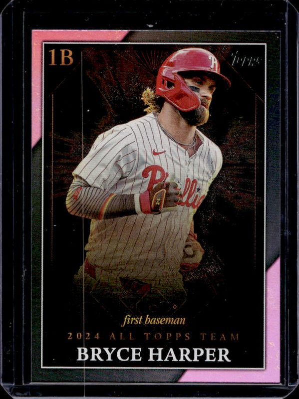 Bryce Harper 2025 Topps #ATT-5 2024 All Team - Pink Foil RAW