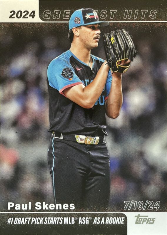 Paul Skenes 2025 Topps #GH-24 2024's Greatest Hits RAW