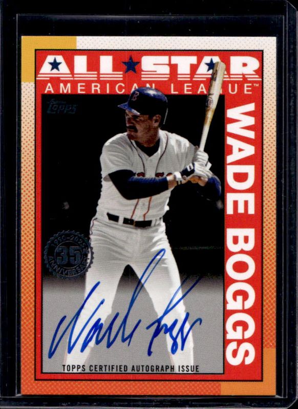 Wade Boggs 2025 Topps #90AS-WB 1990 Baseball All-Star Autographs (Series 2) RAW