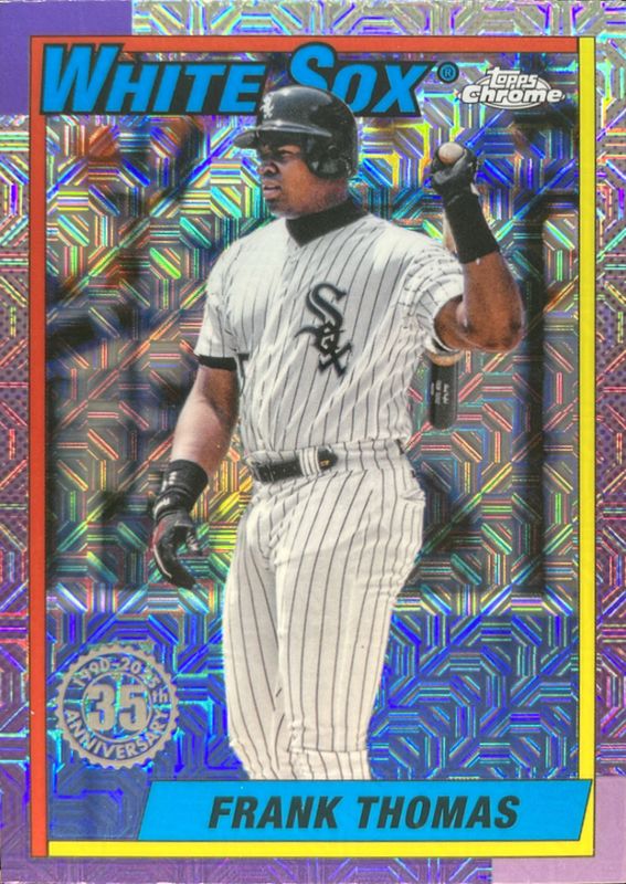 Frank Thomas 2025 Topps #T90C-4 1990 Baseball Chrome Silver Pack RAW