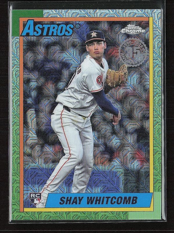 Shay Whitcomb 2025 Topps #T90C-118 1990 Baseball Chrome Silver Pack Rookie RAW