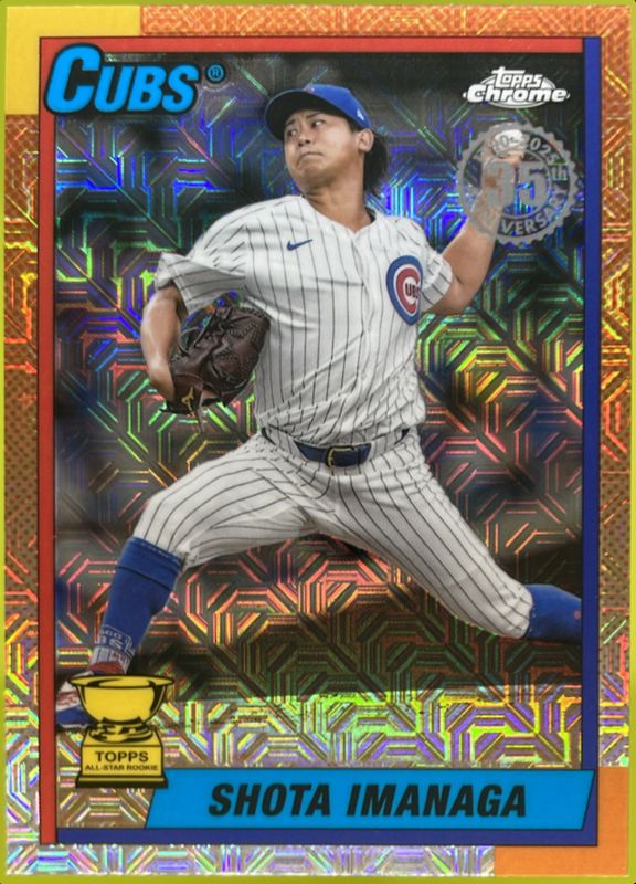 Shota Imanaga 2025 Topps #T90C-43 1990 Baseball Chrome Silver Pack RAW