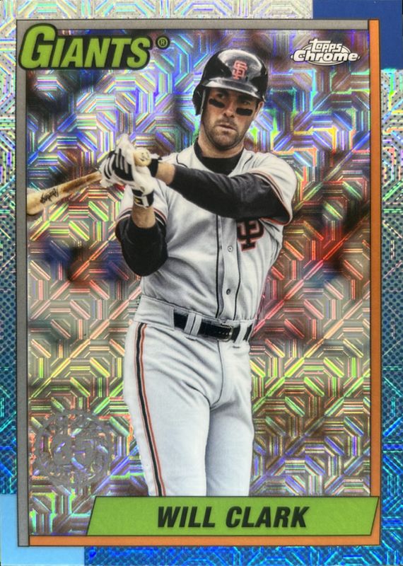Will Clark 2025 Topps #T90C-75 1990 Baseball Chrome Silver Pack RAW