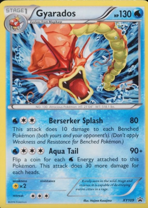 2016 XY: Black Star Promo #XY109 Holo (Gyarados Collection)