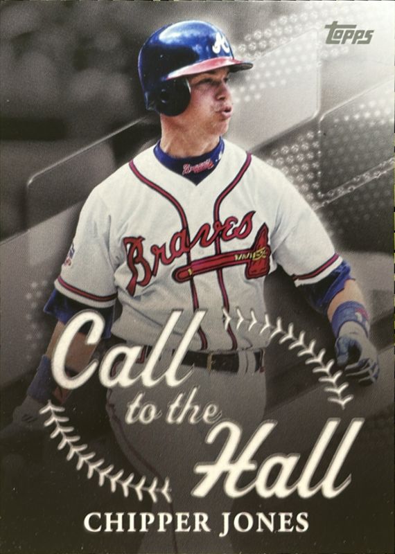 Chipper Jones 2025 Topps #CTH-2 Call to the Hall RAW