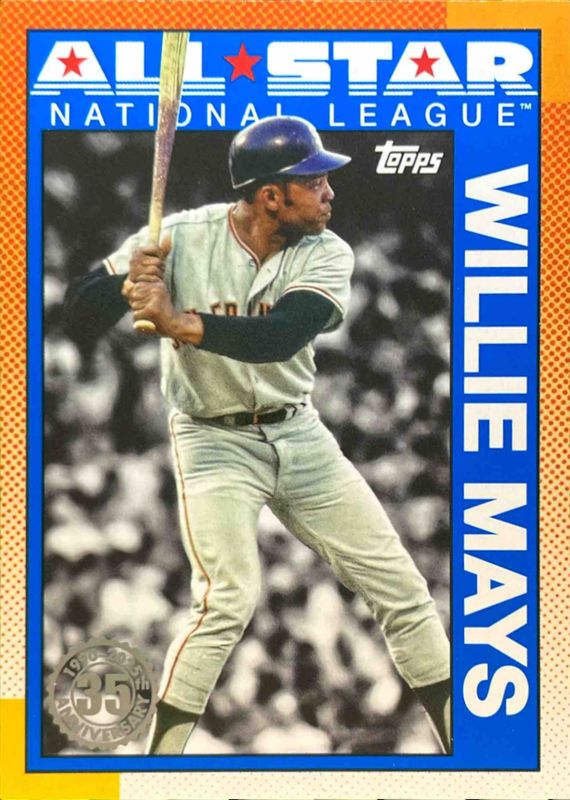 Willie Mays 2025 Topps #90AS-30 All-Star RAW