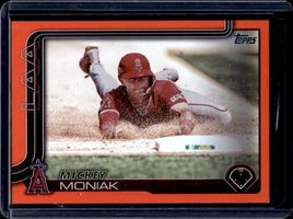 Mickey Moniak 2025 Topps #479 Orange Rainbow /25 Price Guide