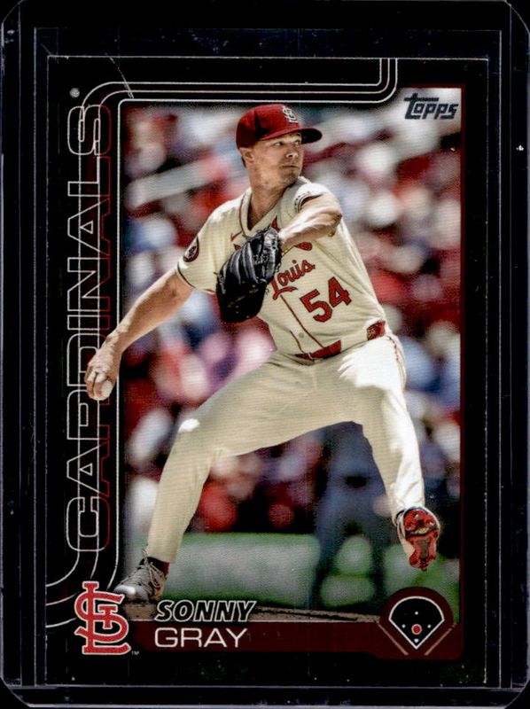 Sonny Gray 2025 Topps #306 Orange Diamante Foil /25 RAW