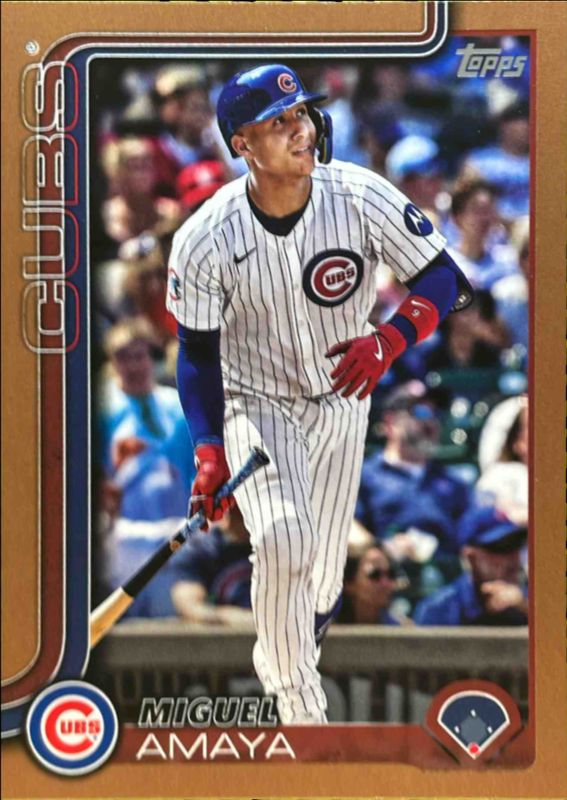 Miguel Amaya 2025 Topps #406 Gold /2025 RAW