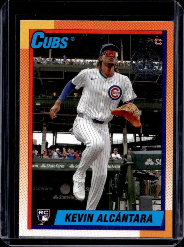 Kevin Alcantara 2025 Topps #90B2-42 1990 Topps Baseball Rookie RAW