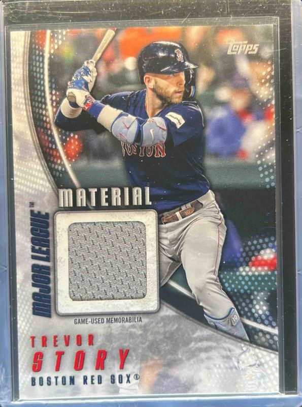 Trevor Story 2025 Topps #MLM2-TS Major League Material Relics (Series 2) RAW