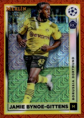 2022 Topps Merlin Chrome UEFA Club Competitions #31 Orange Mojo Refractor /25