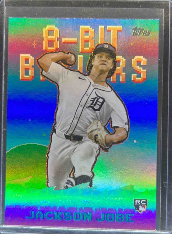 Jackson Jobe 2025 Topps #8B-22 8 Bit Ballers - Green /99 Rookie RAW