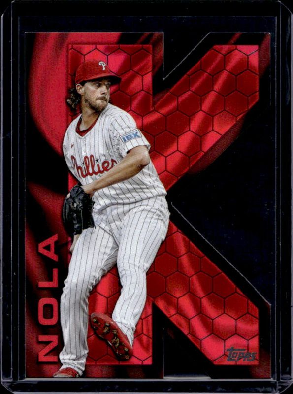 Aaron Nola 2025 Topps #KZ-25 K Zone RAW