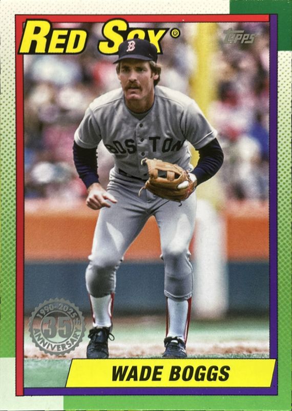 Wade Boggs 2025 Topps #T90-7 1990 Topps Baseball RAW