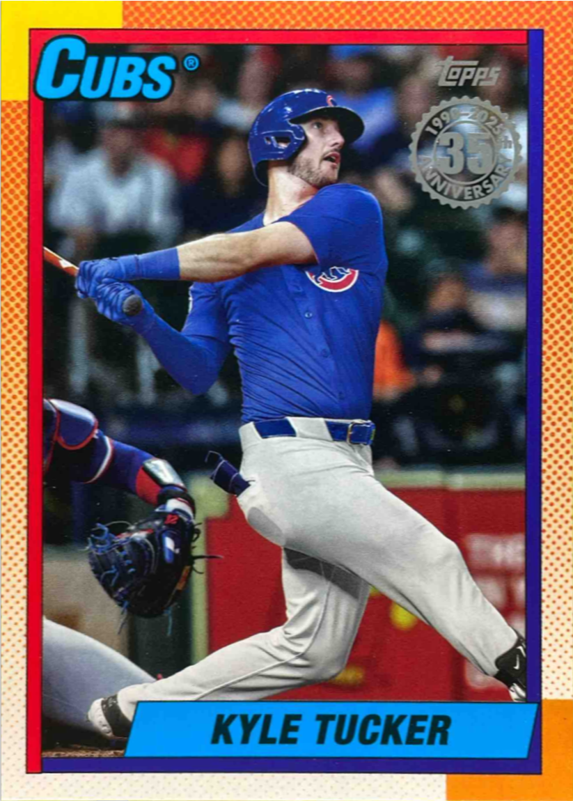 Kyle Tucker 2025 Topps #90B2-12 1990 Topps Baseball Price
