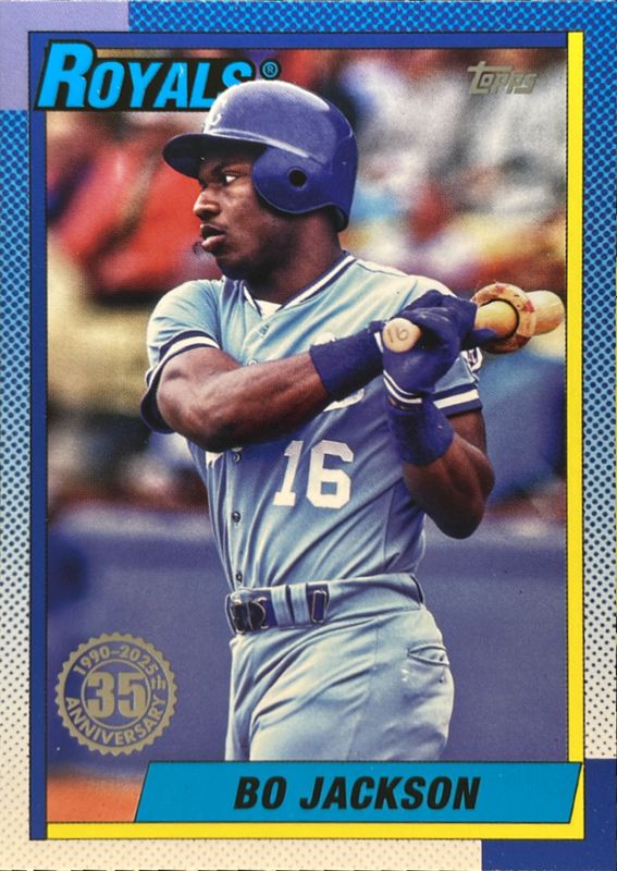 Bo Jackson 2025 Topps #T90-62 1990 Topps Baseball RAW
