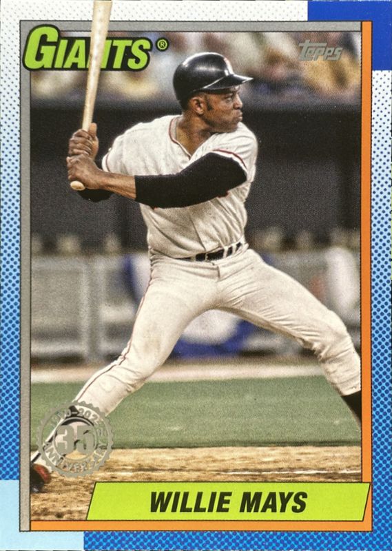 Willie Mays 2025 Topps #T90-96 1990 Topps Baseball RAW