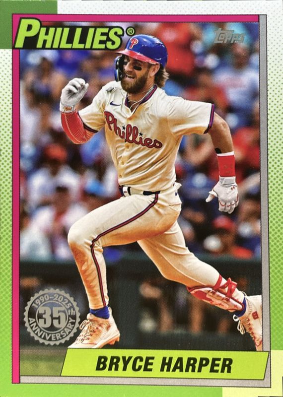 Bryce Harper 2025 Topps #T90-15 1990 Topps Baseball RAW