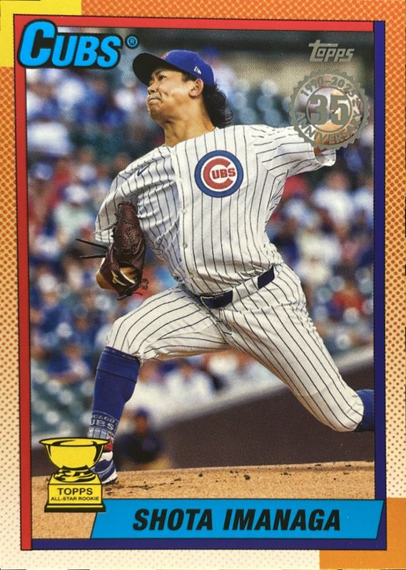 Shota Imanaga 2025 Topps #T90-85 1990 Topps Baseball RAW