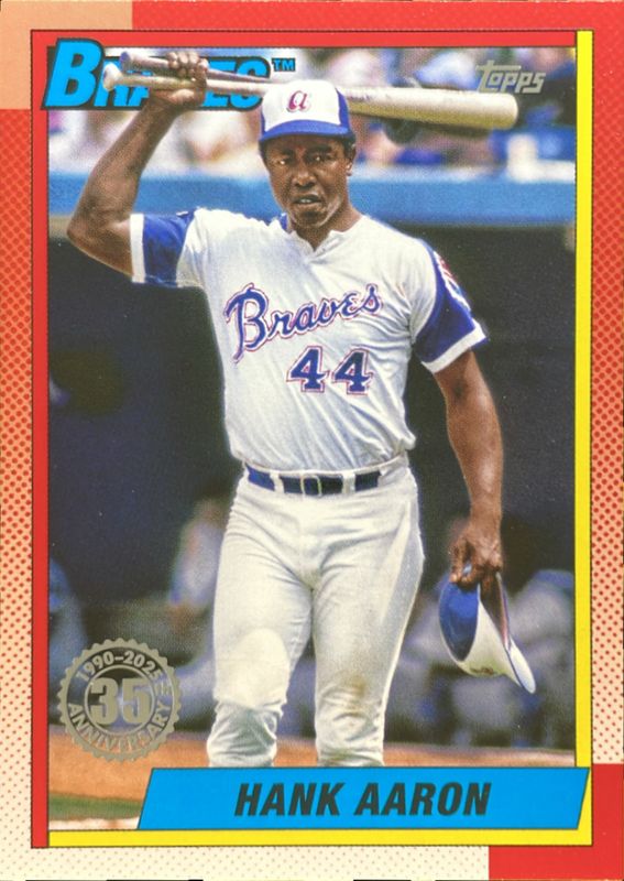 Hank Aaron 2025 Topps #T90-14 1990 Topps Baseball RAW