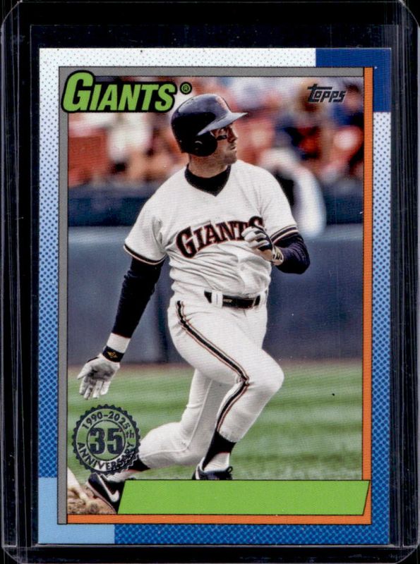 Will Clark 2025 Topps #T90-97 1990 Topps Baseball - No Name /35 RAW