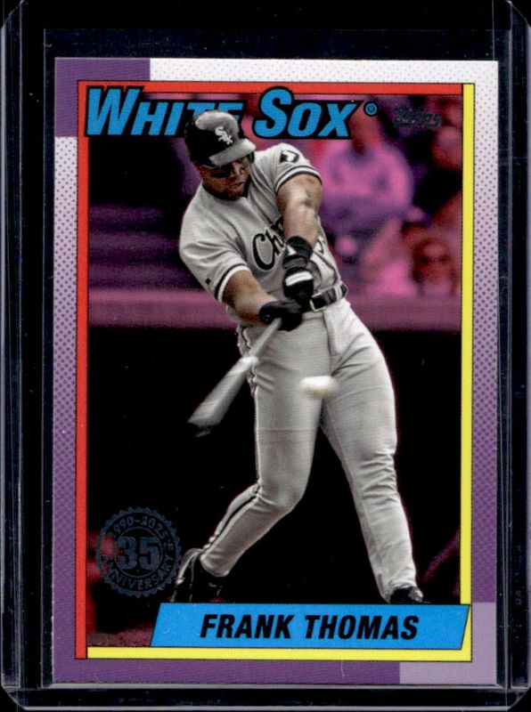 Frank Thomas 2025 Topps #T90-50 1990 Topps Baseball - Pink RAW