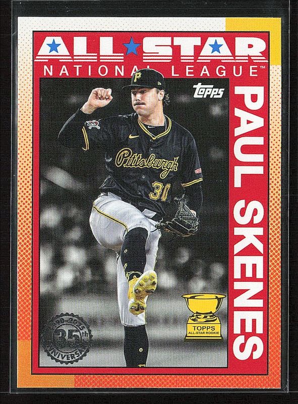 Paul Skenes 2025 Topps #90AS-17 All-Star RAW