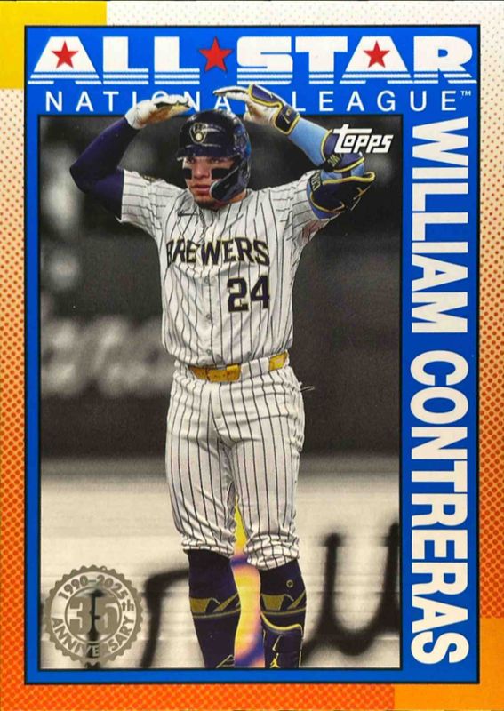 William Contreras 2025 Topps #90AS-42 All-Star RAW