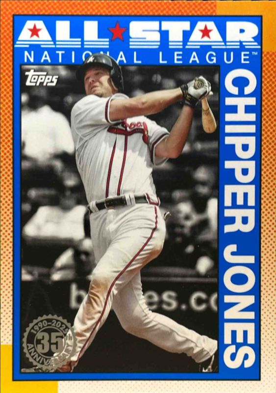 Chipper Jones 2025 Topps #90AS-11 All-Star RAW