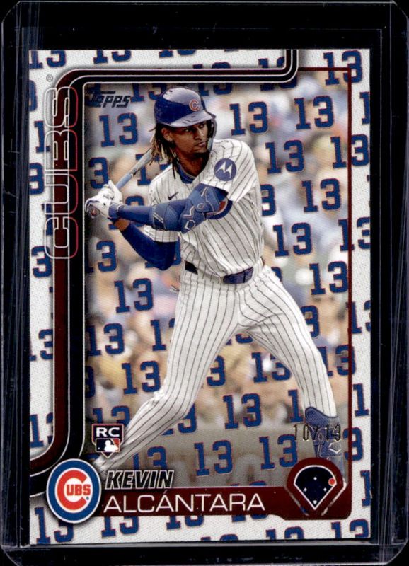 Kevin Alcantara 2025 Topps #578 Player Number Variation Rookie RAW