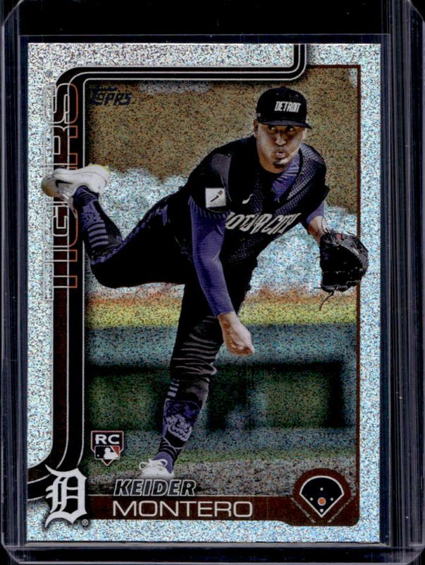 Keider Montero 2025 Topps #665 Sandglitter Rookie RAW