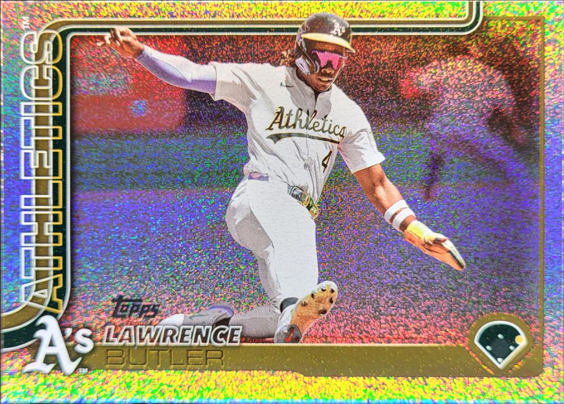 Lawrence Butler 2025 Topps #106 Sandglitter RAW