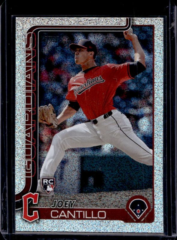 Joey Cantillo 2025 Topps #318 Sandglitter Rookie RAW