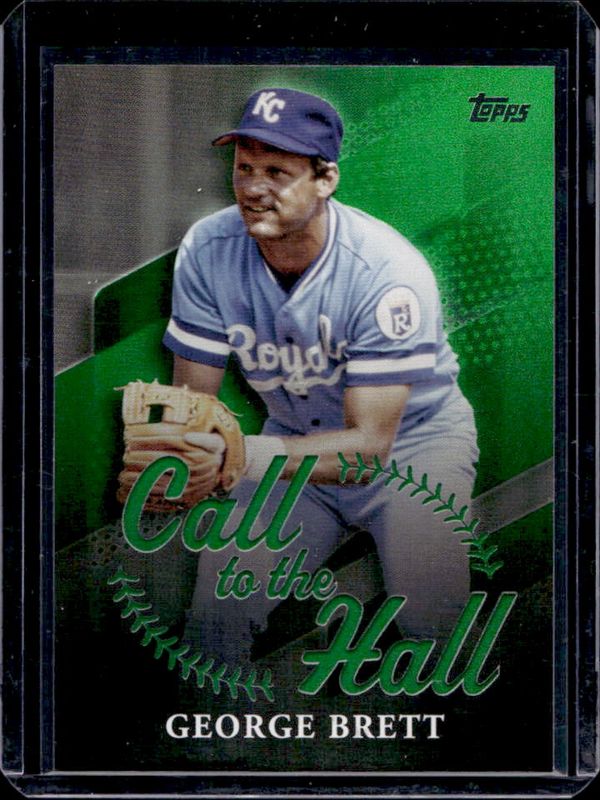 George Brett 2025 Topps #CTH-12 Call to the Hall - Green Foil /99 RAW