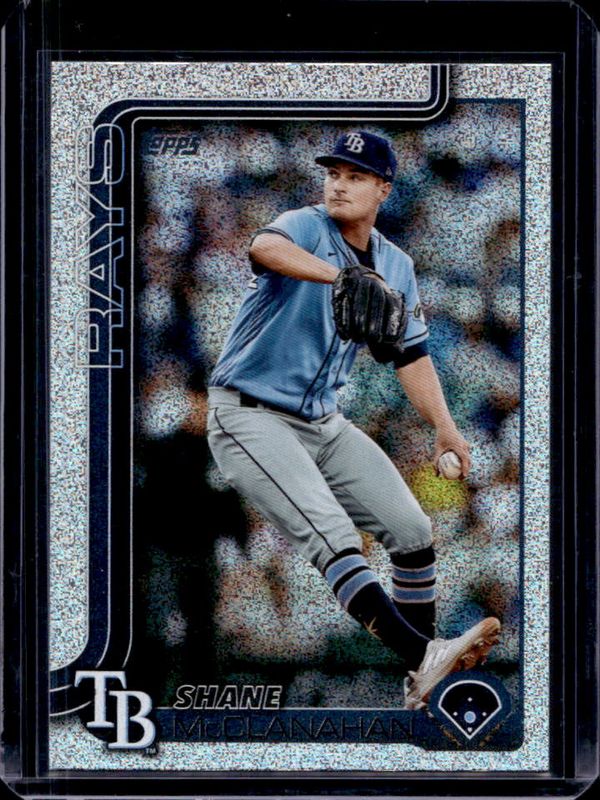 Shane McClanahan 2025 Topps #492 Sandglitter RAW