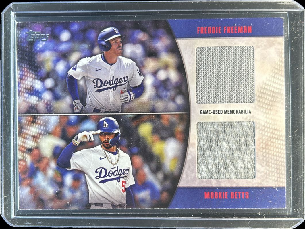 2025 Topps #MLMDR-FRB Major League Material Dual Relics /99