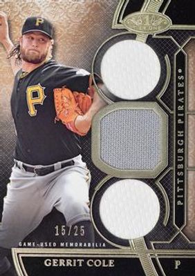 2015 Topps Tier One #TOR-GC Tier One Relics Triple Swatch /25