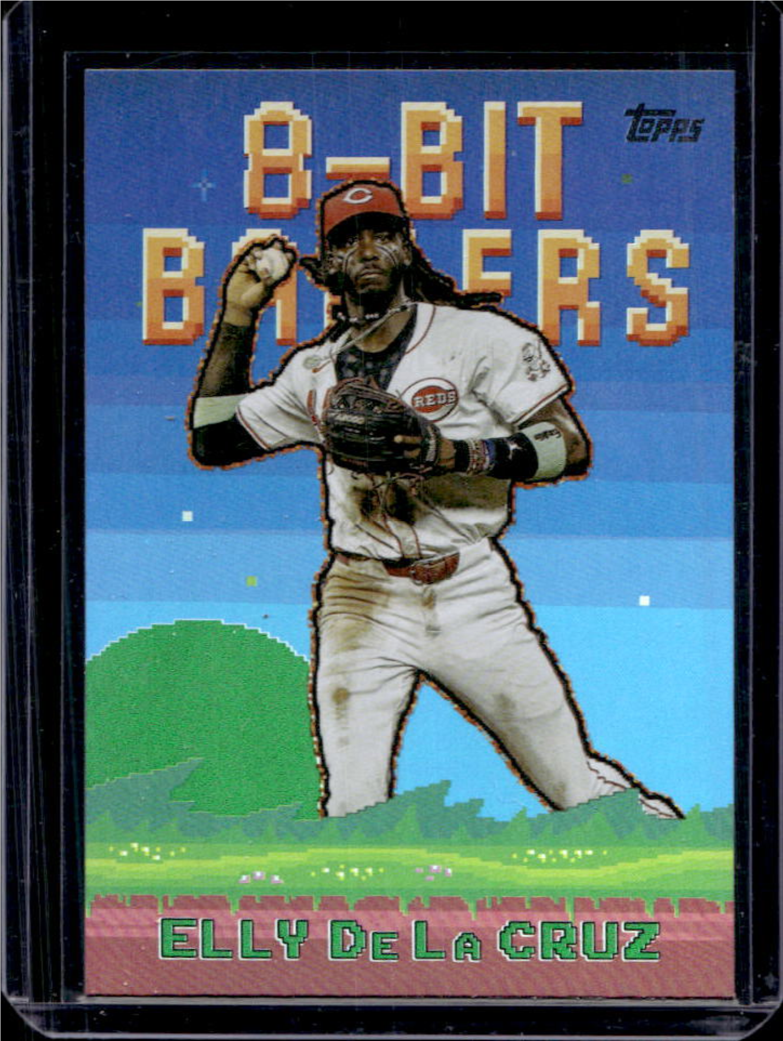 Elly De La Cruz 2025 Topps #8B-6 8 Bit Ballers - Green /99 Price