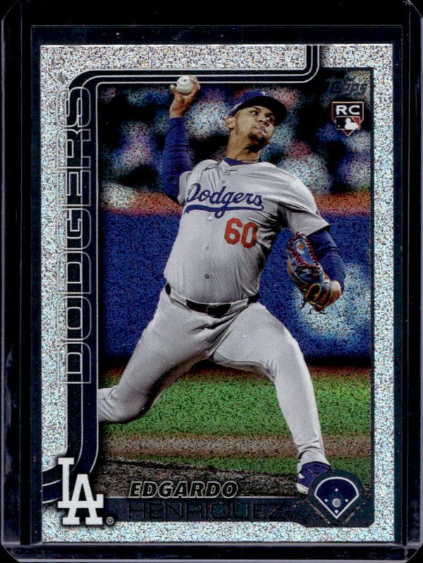 Edgardo Henriquez 2025 Topps #513 Sandglitter Rookie RAW
