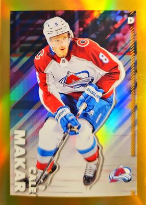2022 Topps Chrome NHL Sticker Collection #127 Gold Refractor /50