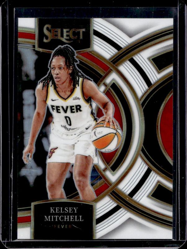 Kelsey Mitchell 2024 Select WNBA #118 Base White /99 RAW