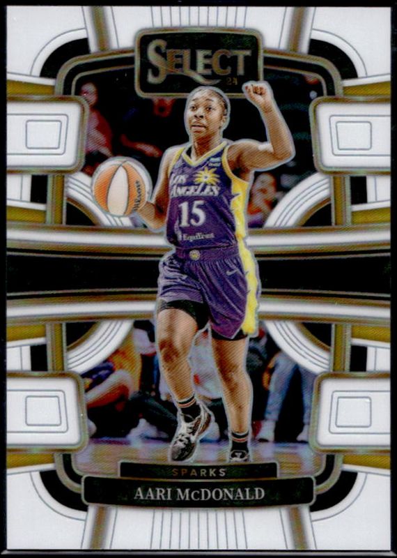 Aari McDonald 2024 Select WNBA #91 Base White /99 RAW