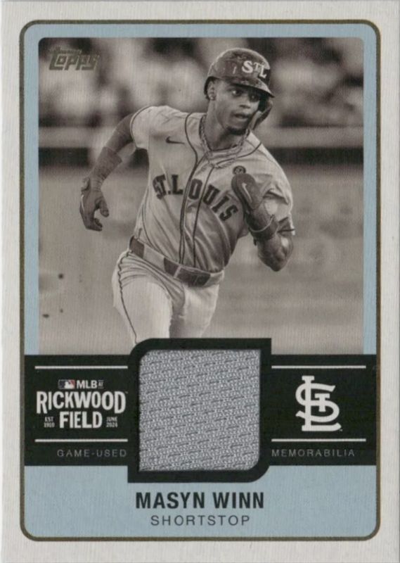 Masyn Winn 2025 Topps #RWR-MW Rickwood Relics RAW