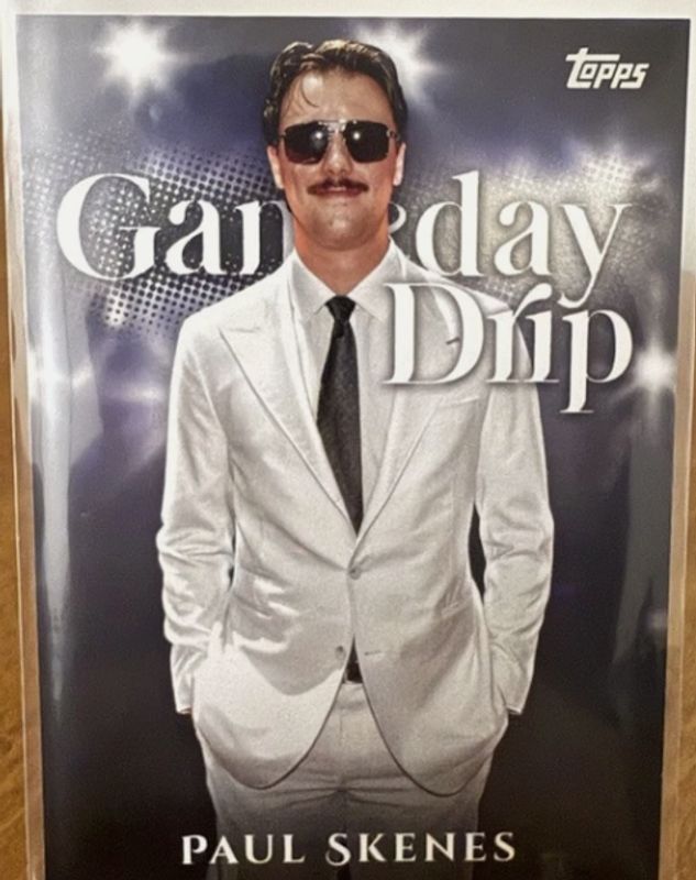 Paul Skenes 2025 Topps #GD-8 Gameday Drip RAW