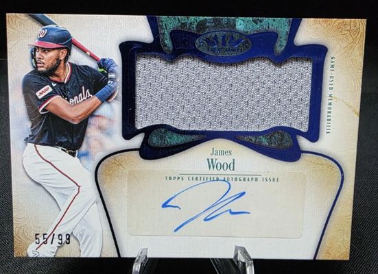2026 Topps Tier One #AT1JR-JW Autographed Tier One Jumbo Relic - Blue Foil /99