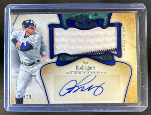 2026 Topps Tier One #AT1JR-AR Autographed Tier One Jumbo Relic - Blue Foil /99