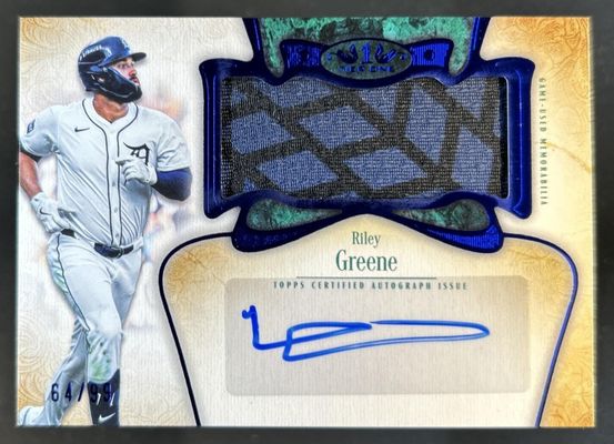 2026 Topps Tier One #AT1JR-RG Autographed Tier One Jumbo Relic - Blue Foil /99