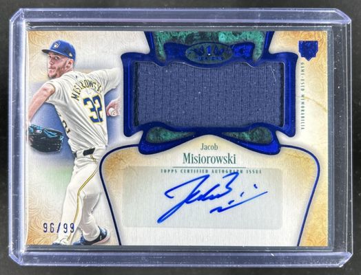 2026 Topps Tier One #AT1JR-JMI Autographed Tier One Jumbo Relic - Blue Foil /99