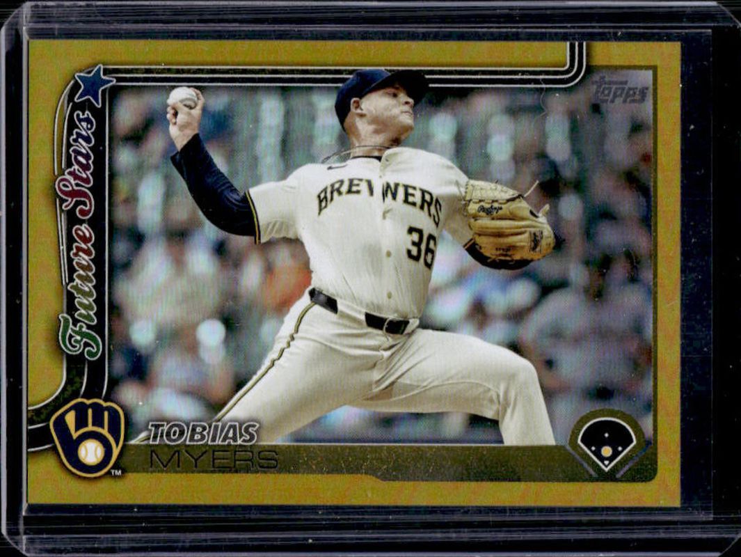 Tobias Myers 2025 Topps #636 Gold Holo Foil /50 RAW
